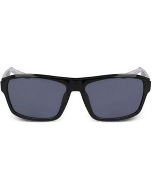 Nike Livefree Tempo Sonnenbrille Mit Eckigem Gestell - Blau