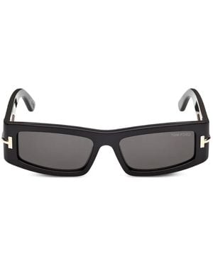 Tom Ford Icon Rectangle-Frame Sunglasses - Black