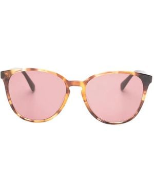 Longchamp Tortoiseshell-Effect Cat-Eye Sunglasses - Pink