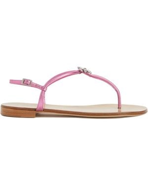 Giuseppe Zanotti Geltrude Crystal-Embellished Sandals - Pink