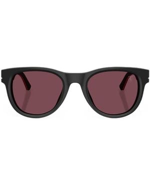 Scuderia Ferrari Round-Frame Sunglasses - Purple