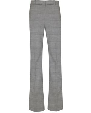 Balmain Hose mit Prince of Wales-Karo - Grau