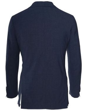 Sartorio Napoli Marled Blazer - Blue