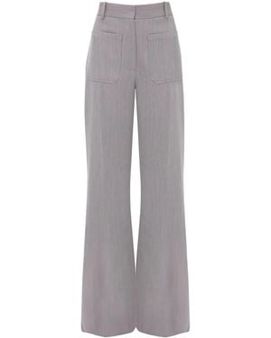 Victoria Beckham Alina ワイドパンツ - グレー