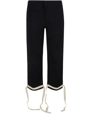 Jil Sander Pantaloni Dritti - Nero