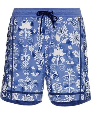 Agua Bendita Fredie Swim Shorts - Blue