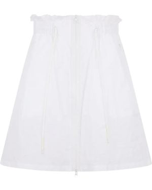 Valentino Garavani Ruffled Mini Skirt - White