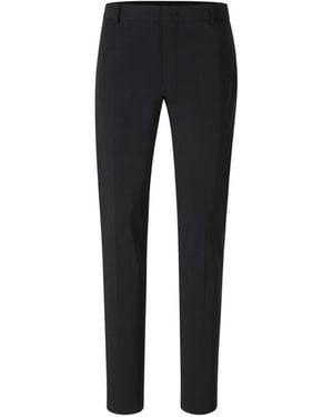 PT Torino Logo-Plaque Tailored Pants - Black
