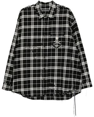 MASTERMIND WORLD ロゴ シャツ - ブラック