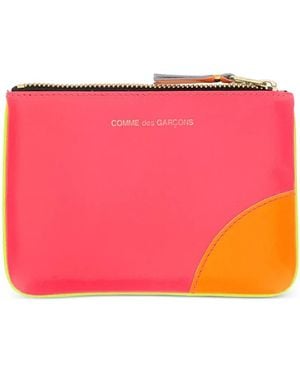 COMME DES GARÇONS PLAY Portafoglio Con Zip - Rosa