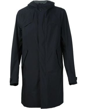 Herno Abrigo Con Capucha - Azul