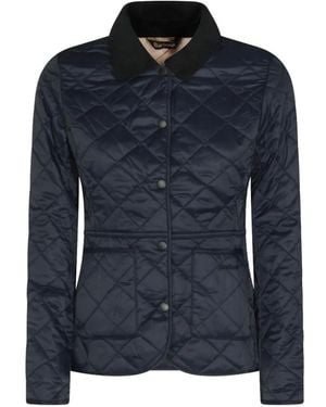 Barbour Quilted Corduroy-Collar Jacket - Blue