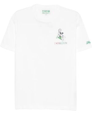 MC2 Saint Barth X Disney Graphic-Print T-Shirt - White