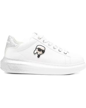 KARL LAGERFELD Ikon Nft Kapri Ombre Trainers - White