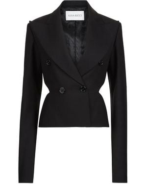 Nina Ricci Double-Breasted Blazer - Black