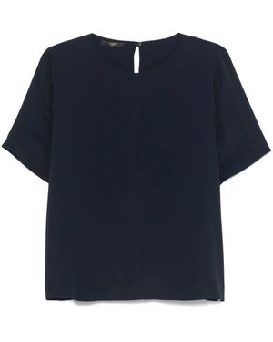 Seventy Short-Sleeve Blouse - Blue