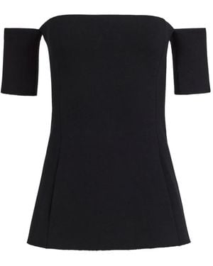 High Sport Sela Off-The-Shoulder Top - Black