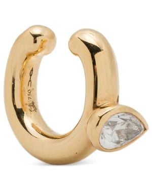 UNIFORM OBJECT 18Kt Steam Diamond Ear Cuff - Metallic