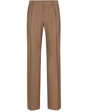 Dolce & Gabbana Hose mit Nadelstreifen - Braun