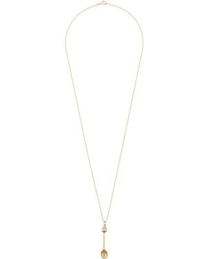 True Rocks Pendentif Eight Ball High Bump - Blanc