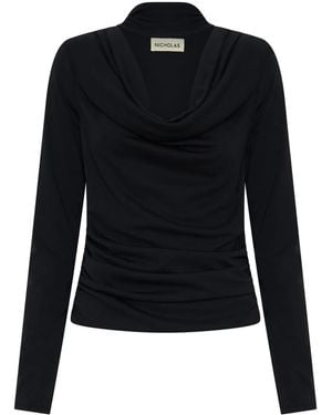Nicholas Demitria Top - Black