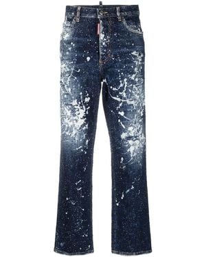 DSquared² Vaqueros Skinny Capri - Azul
