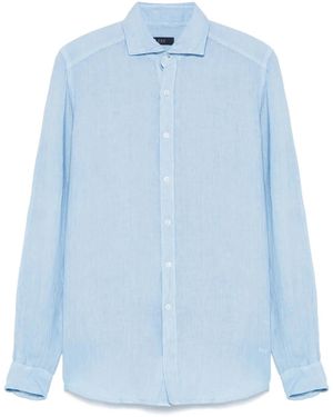 Fay Linen Shirt - Blue