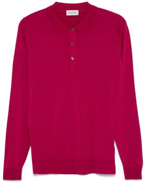 John Smedley 'Belper' Poloshirt - Pink