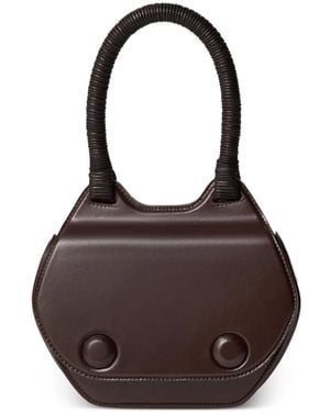 Lemaire Braided-Handle Tote Bag - Brown
