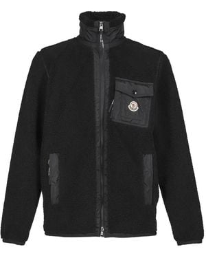 Moncler パネル ジャケット - ブラック