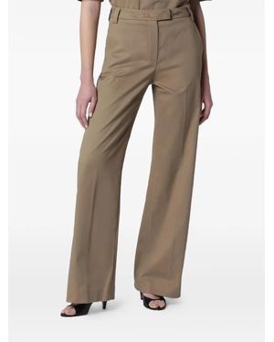 Thelatest Wide-Leg Trousers - Natural