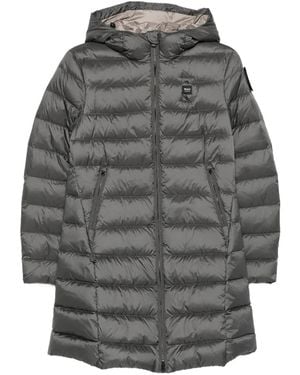 Blauer Agnes Quilted Coat - Grey
