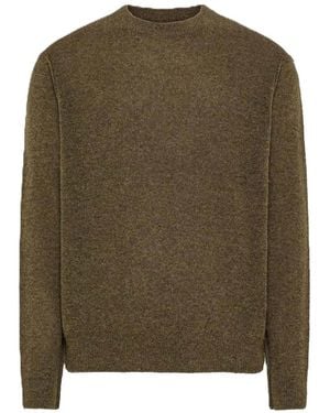 CYCLE Omar Crew-Neck Jumper - Green