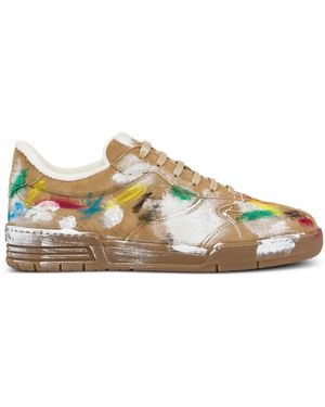 Moschino Suede Trainers - Brown