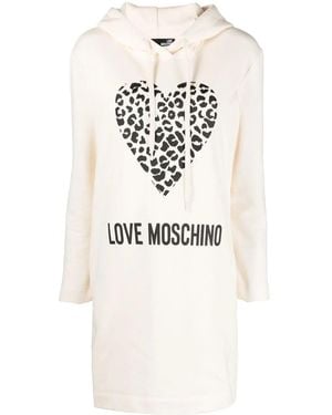 Love Moschino Printed Dress - Natural