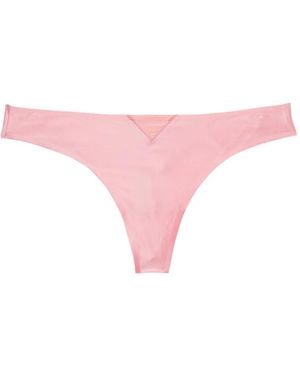 Fleur du Mal Le Stretch Thong - Pink