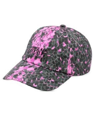Versace Jeans Couture Patterned Cap Hat - Pink