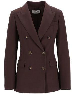 Al Duca d'Aosta Double-Breasted Jacket - Brown