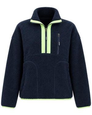 Splits59 Reese Sherpa Half-Zip Pullover - Blue