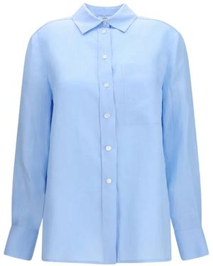 Lardini Button Linen Shirt - Blue