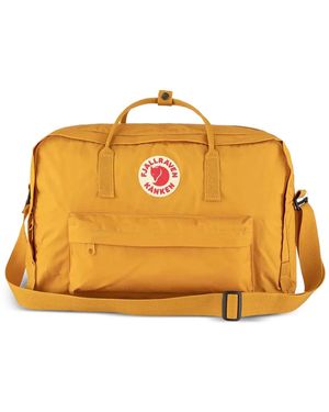 Fjallraven Weekender Logo-Patch Backpack - Orange