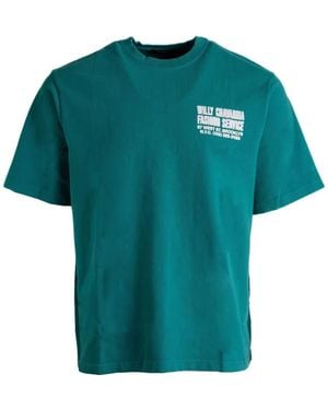 Willy Chavarria T-Shirt À Logo Imprimé - Green