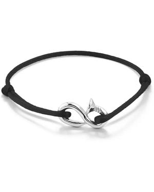 Mateo Bent Nail Kordelarmband Aus Sterlingsilber - Mettallic