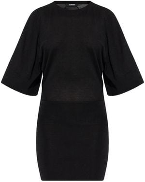 Jacquemus Crew neck dress - Negro