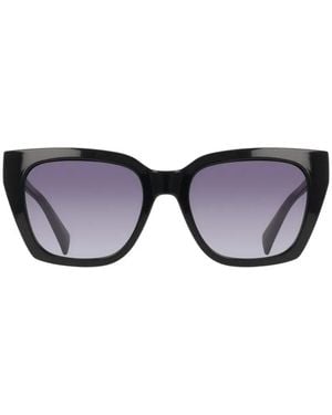 Liu Jo Logo-Plaque Square-Frame Sunglasses - Black