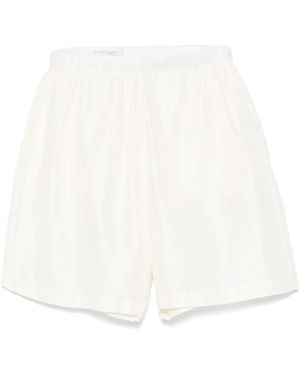 RANRA Shorts Mit Jacquardmuster - Weiß