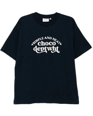 Chocoolate コットン Tシャツ - ブルー