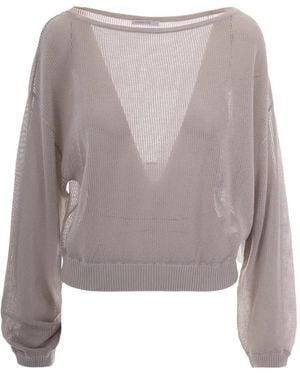 Patrizia Pepe Jersey Con Logo - Gris