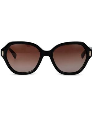 Longchamp Gafas De Sol Con Montura Geométrica - Negro