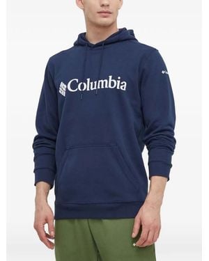 Columbia Logo Hoodie - Blue